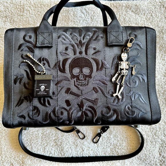 Harveys Handbags - Harveys Black Skully Marilyn Bag
